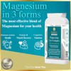Magnesium Glycinate 5 in1 Complex, High Strength 90 Vegan Caps,