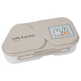 Kutsuwa MF841 Miffy & Grunty Rice Ball Side Dish Case, Made in Japan