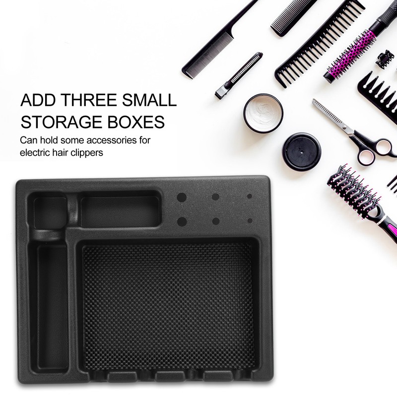 Salon Electric Hair Clipper Storage Box Hair Trimmer Brush Organizer