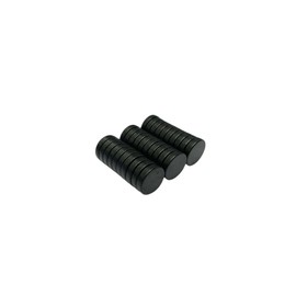 Alizones Neodymium Magnets Black 12x3mm Pack of 30 Super Strong Mini Round Magnets Small for Crafts, Office, Fridge and DIY