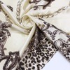 Women’s Silk Scarf Belt Pattern Large Square Satin Headscarf Headdress