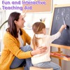 Telescopic Teachers Pointer, 2 Pcs Finger Pointer Stick, Extendable Hand