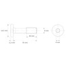 HEXATON Cylinder Head Screws with Hexagon Socket Partial Thread M6