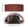 Sruhrak 100X610mm Abrasive Sanding Belt Set - 8 Pack 40