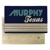 Murphy Texas Souvenir Wooden 2" x 3" Fridge Magnet Retro