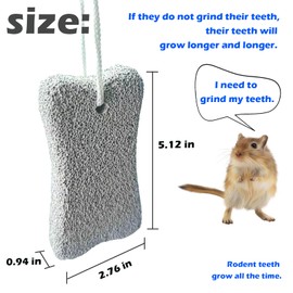 MUYG 5.12 Inch Rabbit Lava Blocks,6 Pcs Small Animals Chews Toys High Calcium Hamster Lava Teeth Grinding Stone for Rabbits Guinea Pig Rats Bunny Hamsters Chinchilla(White)