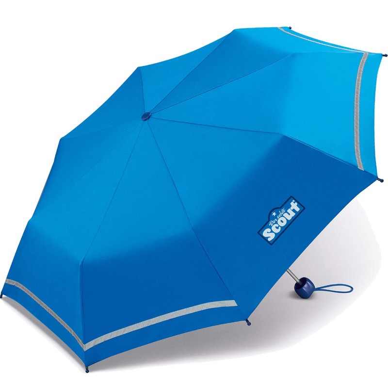 Scout Children's Umbrella Pocket Umbrella with Reflective Stripes Extra Light
