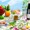 Boao 3 Pcs Vinyl Picnic Table Cover with Bench Cover