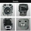 LLANNDER 51mm Cylinder Assembly Piston Overhaul Kit for Husqvarna K760