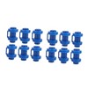 Kisangel 12pcs Wear-Resistant Trampoline Rod for Secure Net Installation Trampoline