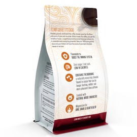 Crio Bru Brewed Cacao Uber Dark Spanish Roast Coffee Alternative 100 Percent Pure Cacao Beans 99 Caffeine Free 24 Ounce Non Organic