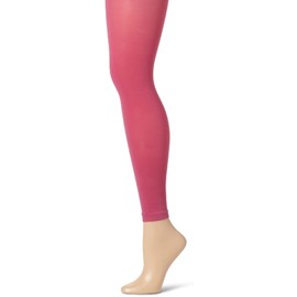 Sansha Women's Microfiber Footless Dance Tights, Hot Pink, One Size