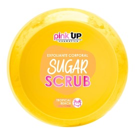 Pink Up | Sugar Scrub | Exfoliante corporal de limpieza profunda | Elimina células muertas y puntos negros | Hidrata con aceite de ricino | Exfoliante corporal | Skin care | 300 ml | Modelo PKSK16