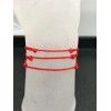 Trendy Style 3 Baby Kids Size Azabache Red Bracelets Against