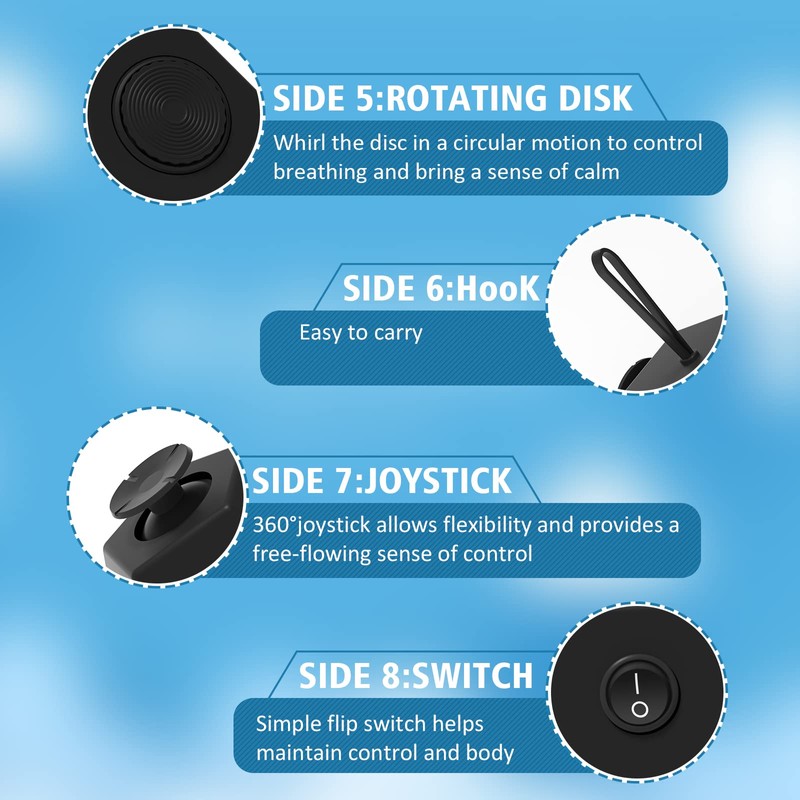 Fidget Dodecagon –12-Side Fidget Toys Cube Relieves Stress and Anxiety