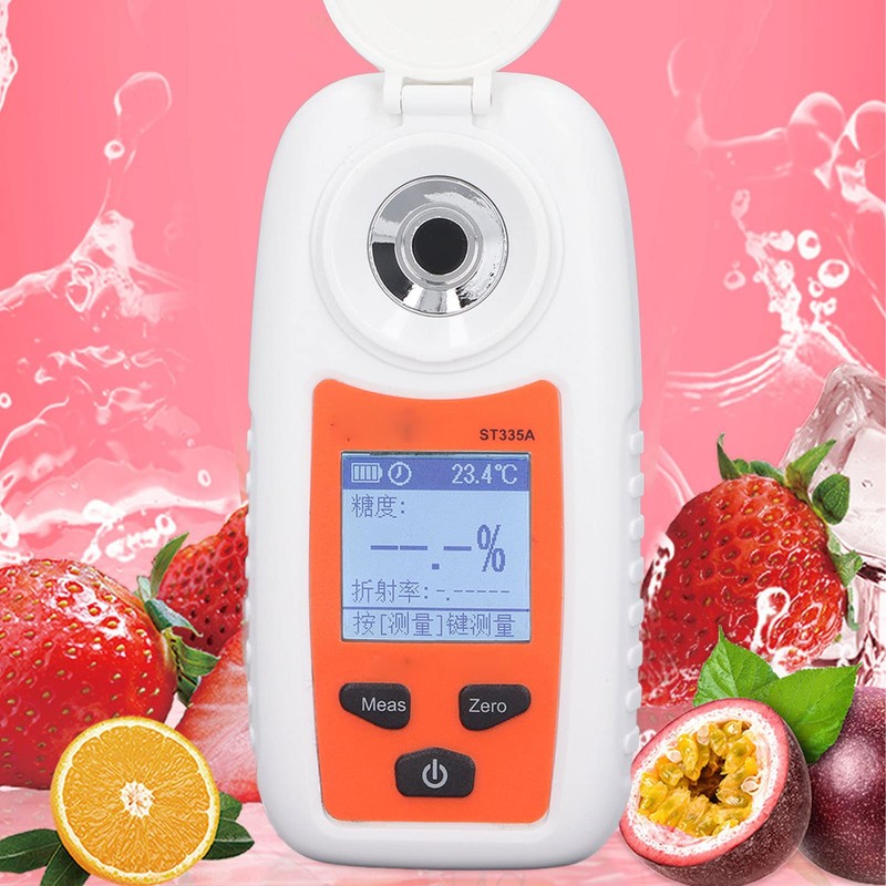 LCD Brix Digital Refractometer Fruit Sugar Meter Sweetness Tester Coffee