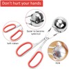 2PCs Meatball Maker Scoops, None-Stick Meatball Maker Scoop with High