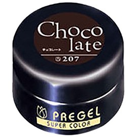 プリジェル ジェルネイル スーパーカラーEX チョコレート 4g PG-SE207