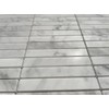 Stone Center Online Carrara White Marble 5/8x4 Rectangular Stacked Mosaic