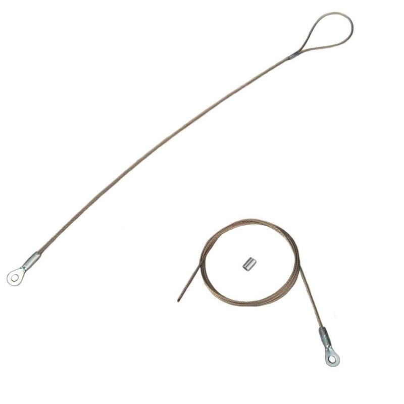 C3 Corvette Hood Emergency Hood Release Cable Kit Fits: 77