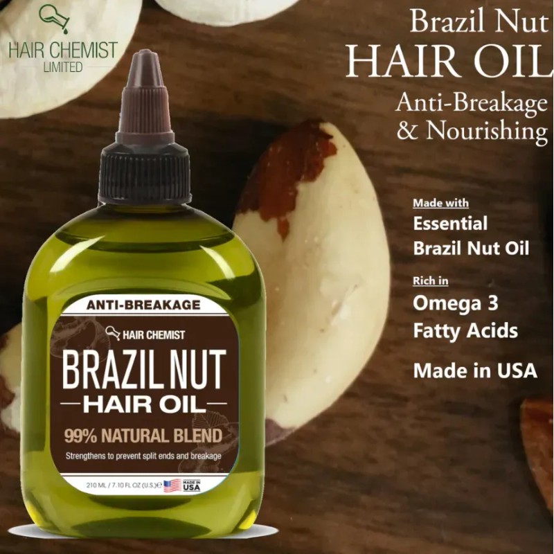 Aceite De Cuero Cabelludo Brazil Nut Hair Chemist 210 Ml