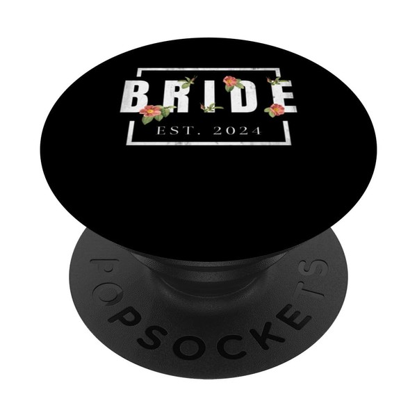 Bride Est. 2024 Bachelorette Wedding Bridal Matching Gifts PopSockets Swappable