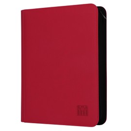 Rieton 9 Pocket 800+ Pockets Trading Card Binder, Fit 828 Cards - Large Ringless Side Loading Card Album for TCG -Red