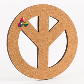 U Brands Peace Out Locker Accessory Kit, Includes Magnets, Wrap, Bulletin Board, Push Pins, 7 Pieces