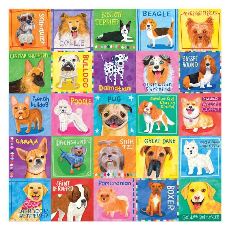 Dog Portraits 500 Piece Family Puzzle