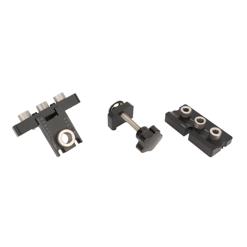 Dowel Jig Quick Precise Positioning Hole Drill Locator Aluminum Alloy