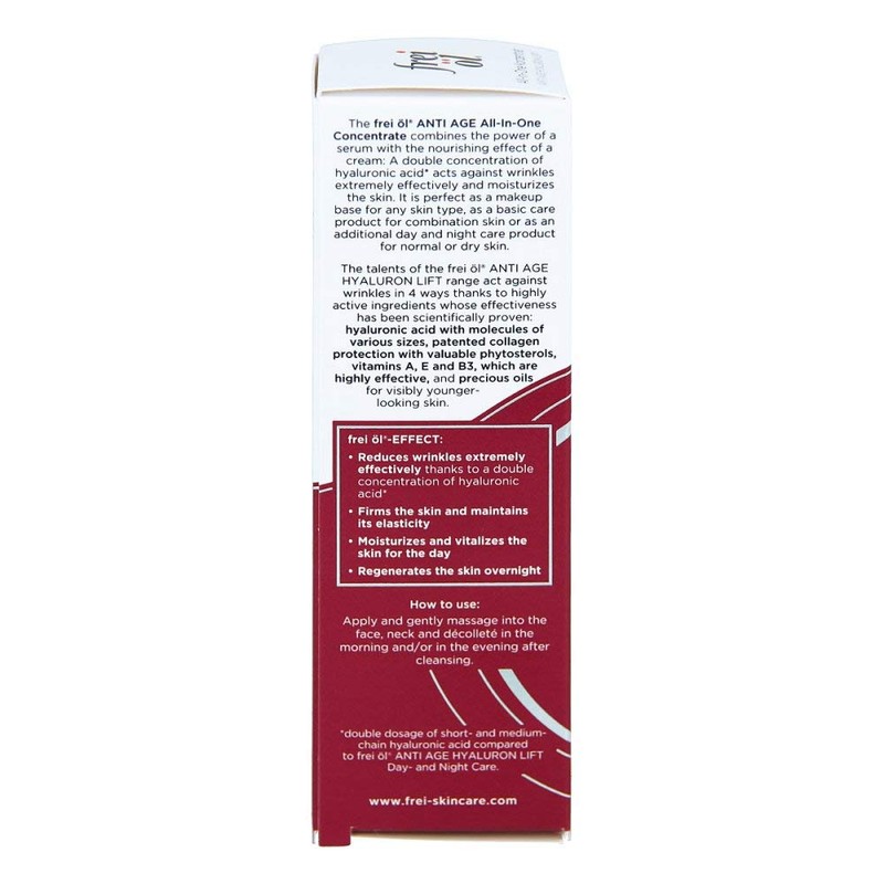 FREI ÖL Anti-Age Hyaluronic Lift All-In-One Concentrate 30 ml