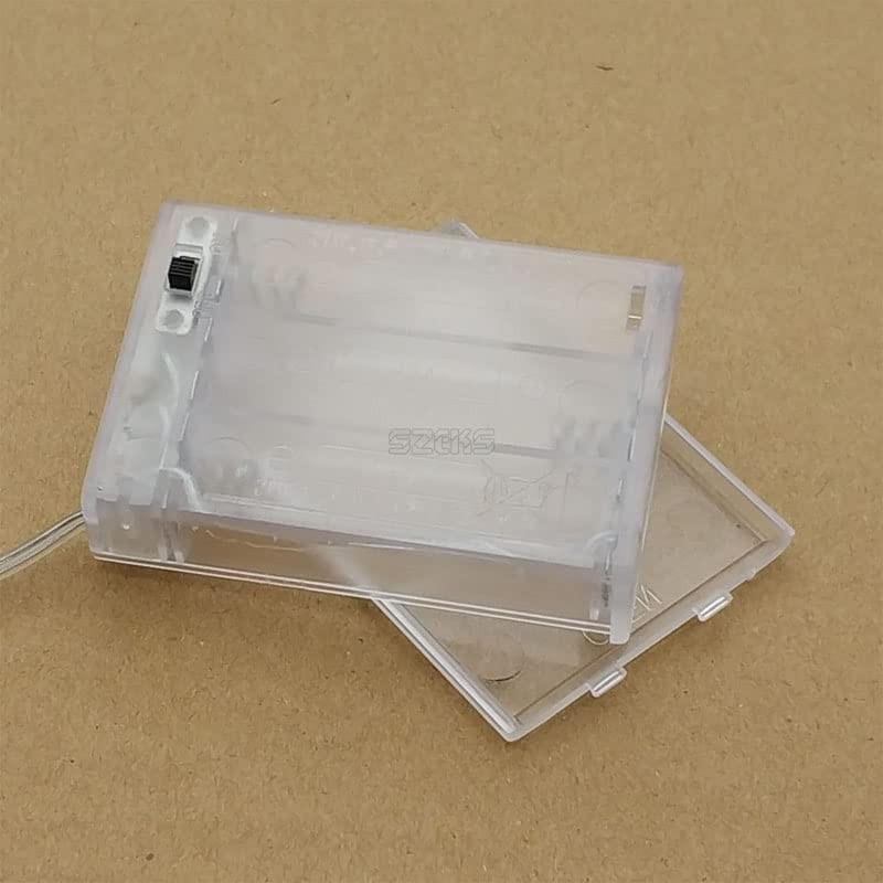 BKAEIMSTWR 8PCS 3 AA LED String Battery Holder and Screws,