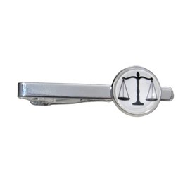 Laywer Tie Clip, Lawyer Graduation Tie Bar, Men's Fashion Jewelry, Scales of Justice, Law and Justice