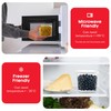 My Happy Home 12 Pcs Square Plastic Food Containers with