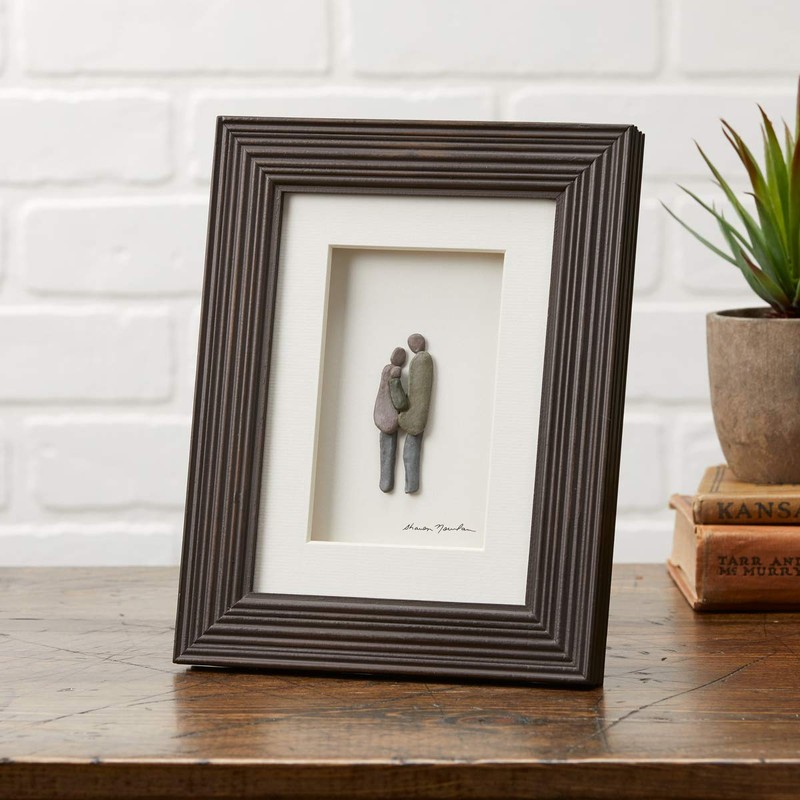 Sharon Nowlan Plus One Framed Picture, Wood, Multi-Colour, 2 x