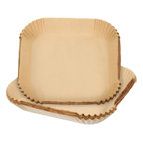 sourcing map 200pcs Oil Air Fryer Paper Liners 10.24" Square
