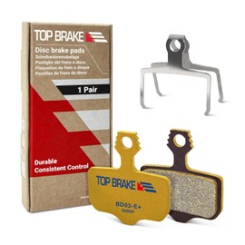 Top Brake Pastillas de Freno de Disco Bicicleta para Sram Level T,TL, Level Ultimate B1, Avid Elixir 1 3 5 7 9 R ER CR mag Sram XX,X0,XXWC DB1,3,5 (Premium E+ - Dorado)