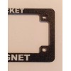 Funny Motorcycle License Plate Frame. "TICKET MAGNET" Plastic
