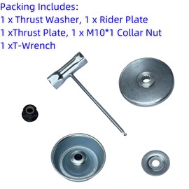 SGTBQLL Blade Adapter Attachment Maintenance Kit Be Suitable for Stihl FS55 FS55R FS56 FS56RC FS70R FS80 FS85 FS90 FS90R FS94 FS100RX (Thrust Washer, Rider Plate, Thrust Plate, Collar Nut, T-Wrench)