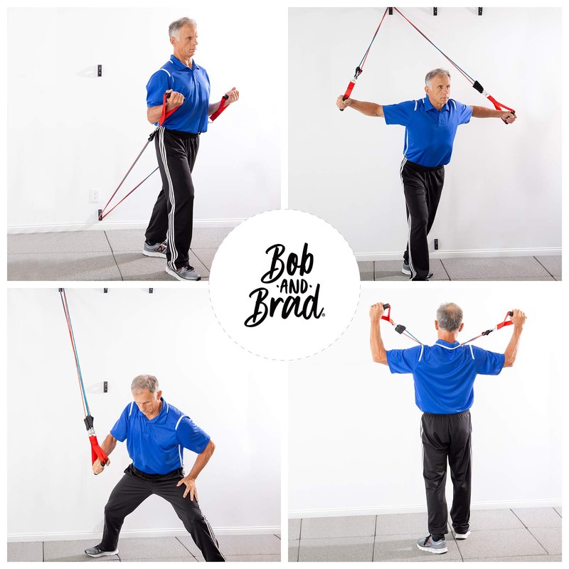 BOB AND BRAD Resistance Bands Set, Stackable Up to 125