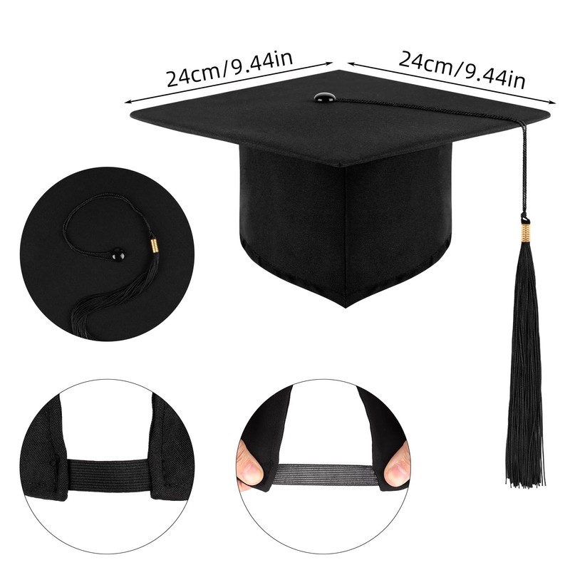 SULOLI Cappello Diplome Cappello da Dottore Cappello da Studente Bachelor