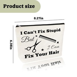 Hairdresser Bags Cosmetology Graduation Gift Women Barber Carrying Bag Hairdresser Gifts for Women Men Hair Stylist Gifts Hair Dresser Small Travel Makeup Cosmetic Bag