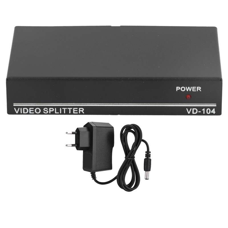 1 In 4 Out Video Splitter Professional Full HD 1080P