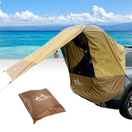 SUV Tailgate Shade Awning Tent Waterproof Windproof Hatchback Camping Car Tent for Camping, Universal Fit Most SUV/Van/MPV/CUV