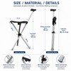 Folding Cane Seat for Outdoor Walking – Lightweight Walking Stick