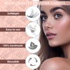 QUEWEL Individual Lashes DIY Cluster Lashes False Eyelashes Soft &