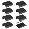 MOROBOR 8 Pack Finger Edge Pull, Self-Stick Instant Cabinet Drawer