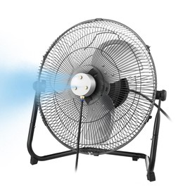 Windigaga 16" Misting Fan, Magnetic Misting Fans for Outside, Up to 26ft Cooling Mist, 2-in-1 Floor & Wall-Mounted Fan Mister, 3-Speed, 180° Adjustable Tilt, Portable for Patio, Backyard
