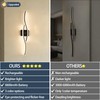 Amansour No Hardwire Battery Operated Wall Sconces Set of Two,