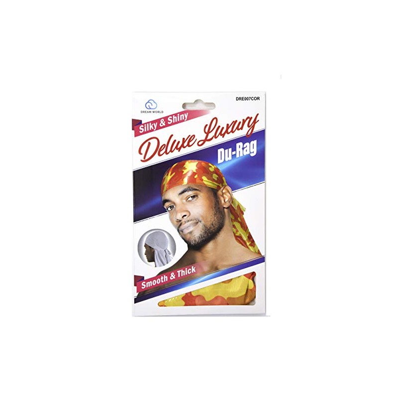 Dream Deluxe Durag Camo Orange